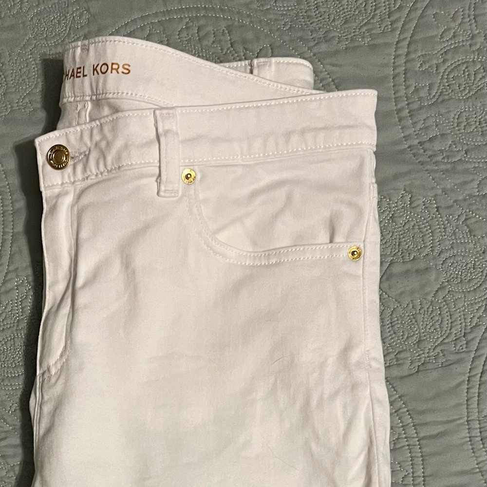 Michael Kors Classic White Trousers